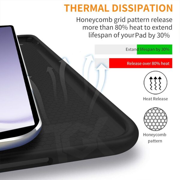 Samsung Galaxy Tab A9+ Smart Case with Pencil Holder – Original Cover for Model SM-X210 SM-X216 HKSHOP GHANA