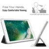 Apple iPad 2 Case hkshop ghana Apple iPad 2 Case, Trifold Stand Cover with Pencil Slot, Slim Lightweight Protective Case for iPad 2 (Model A1395, A1396, A1397)