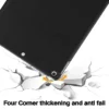 Apple iPad 9th Generation 10.2" Trifold Folio Case (2021) with Pencil Holder, Smart Stand, Soft TPU Back, Auto Wake/Sleep – Black