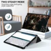 Apple iPad 9th Generation 10.2" Trifold Folio Case (2021) with Pencil Holder, Smart Stand, Soft TPU Back, Auto Wake/Sleep – Black