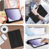 HKSHOP CASES FOR TABLETS AND IPADS IN GHANA BEST PRICE Samsung Galaxy Tab A9 Plus / A9+ Smart Case with Pencil Holder – Original Cover for Model SM-X210 / SM-X216