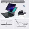 Magic Keyboard for iPad A16 11th Gen 2025or iPad 10th Gen 2022 hkshop circle mall ESR iPad A16 11th Gen (2025) / 10th Gen (2022) Case with Keyboard – Floating Cantilever Stand, Springy Backlit Keys, Multi-Touch Trackpad, Rebound Series – Black