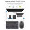Wireless Bluetooth Keyboard and Mouse Combo hkshop Wireless Bluetooth Keyboard and Mouse Combo – Black | Comfort & Convenience for Everyday Use