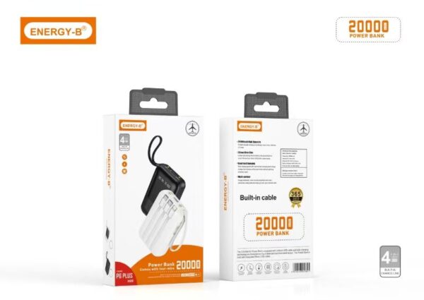 20,000mAh Energy B P6 Plus Power Bank – Fast Charging (2) 20,000mAh Energy B P6 Plus Power Bank – Fast Charging