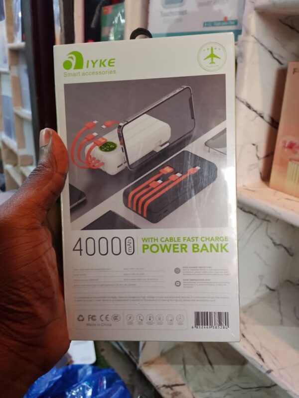 40,000 mAh IYKE Power Bank – Fast Charging High-Capacity Portable Battery Pack circle mall accra hkshop and trading 40,000 mAh IYKE Power Bank – Fast Charging High-Capacity Portable Battery Pack