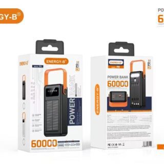 60,000mAh Energy-B Solar Power Bank – 22.5W Fast Charge
