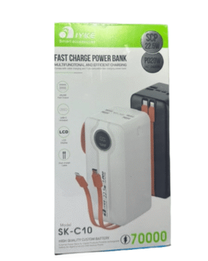 40,000 mAh IYKE Power Bank – Fast Charging High-Capacity Portable Battery Pack