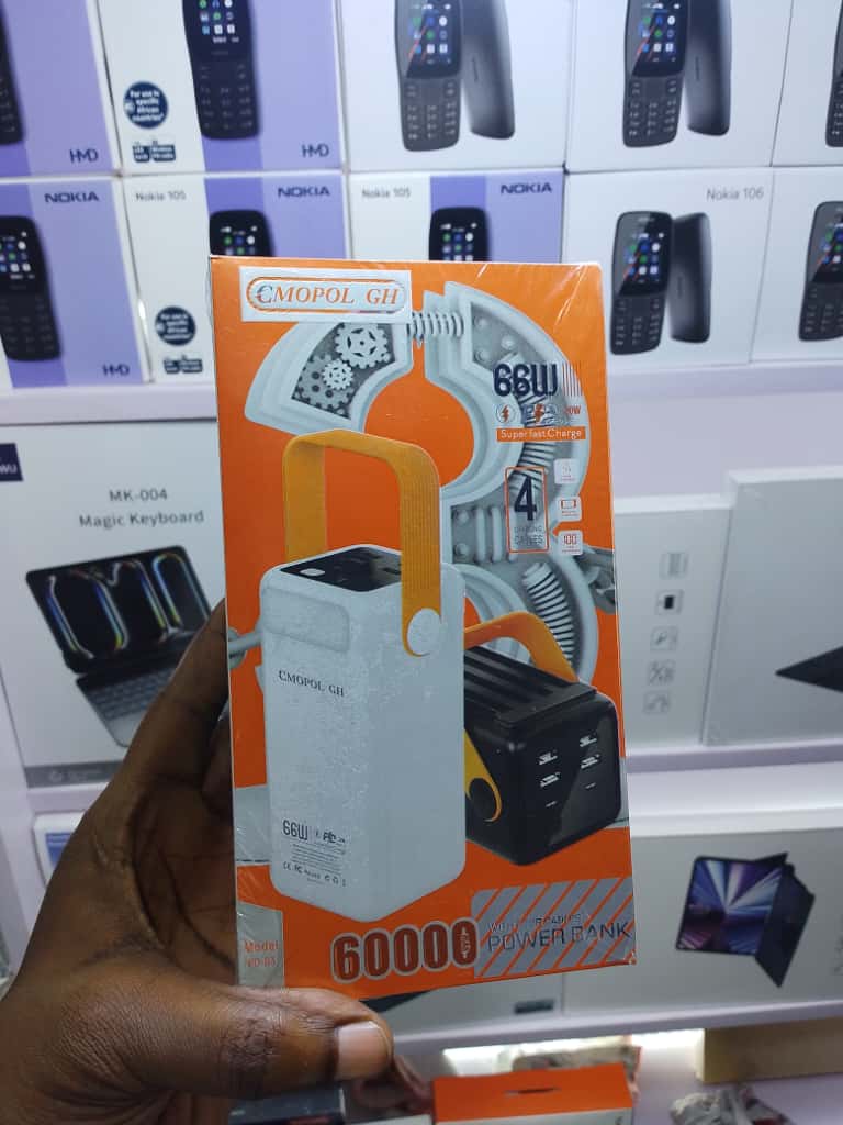 60,000 mAh CMopol Very Powerful Power Bank β High-Capacity Fast Charging Portable Battery