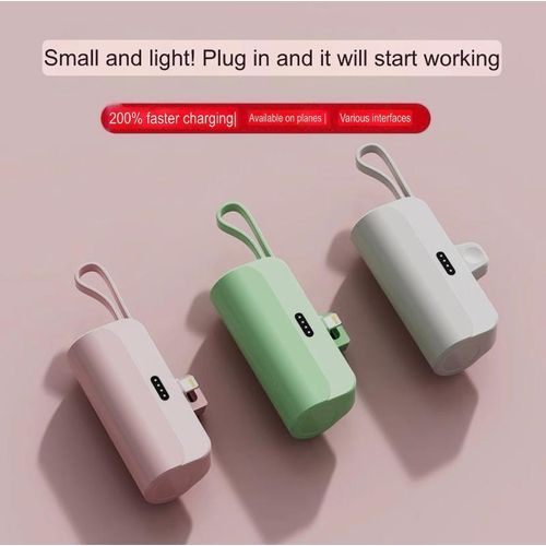 Emergency iPhone Fast Charging Mini Power Bank – 5000mAh - Image 2