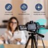 K9 Dual Wireless Lavalier Microphone Portable Audio Video Recording Mini Microphone for iPhone