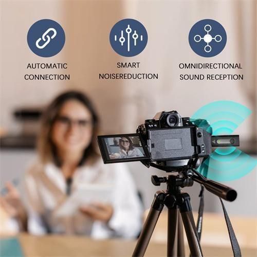 K9 Dual Wireless Lavalier Microphone Portable Audio Video Recording Mini Microphone for iPhone - Image 8