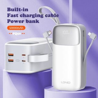 LDNIO 50000mAh Portable Power Bank PQ50