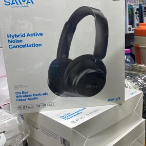 Saiya AW27 Hybrid ANC Wireless On-Ear Headphones – Clear Audio