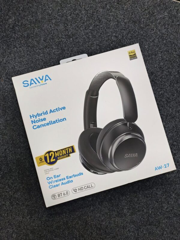 Saiya AW27 Hybrid ANC Wireless On-Ear Headphones – Clear Audio