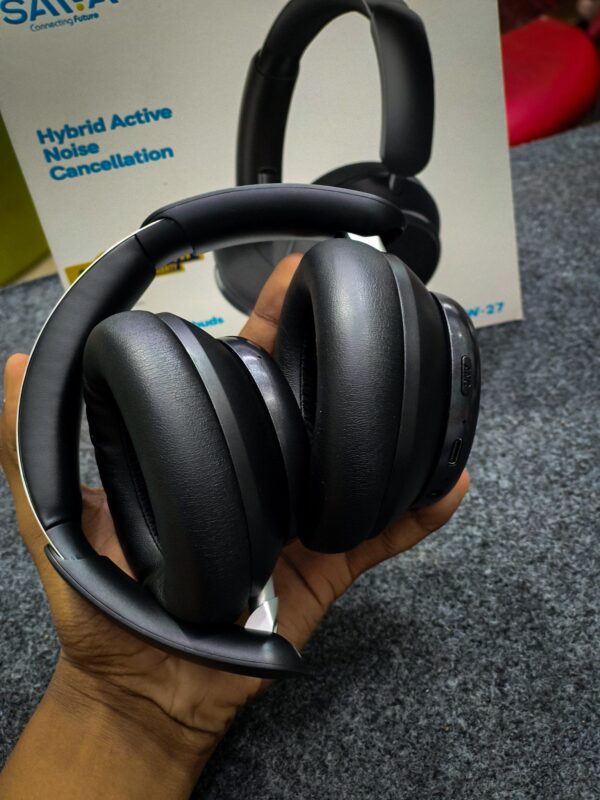 Saiya AW27 Hybrid ANC Wireless On-Ear Headphones – Clear Audio