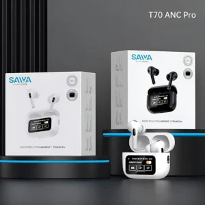 Saiya T70 ANC Pro Wireless Earphones with LED Display