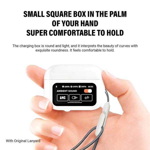 Saiya T70 ANC Pro Wireless Earphones with LED Display