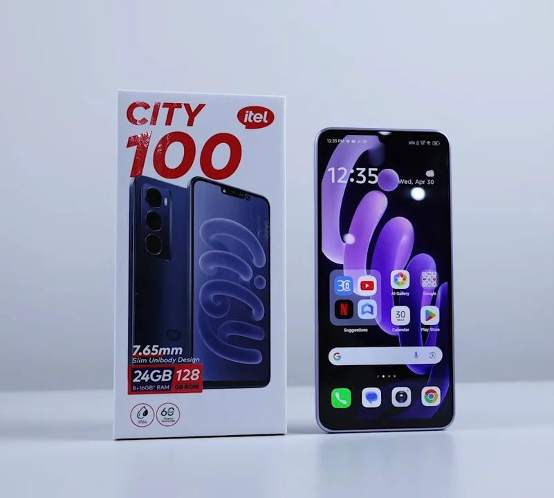 Itel City 100 Smartphone | 128GB Storage, 4GB RAM - HKSHOPGH