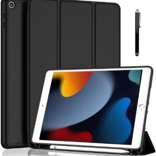 Case for iPad Air 1st Edition, 9.7 Inch, Smart Cover with Auto Wake/Sleep (Black)
