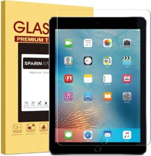 Screen Protector for iPad 6th 5th Generation 9.7 inch, Tempered Glass Compatible with iPad Air 2, Case Friendly & Apple Pencil Compatible