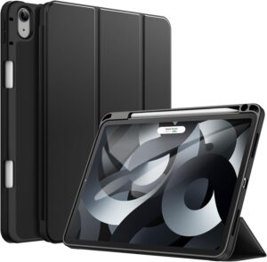 Case for iPad Air 11-Inch M3/M2 (2025/2024), iPad Air 5/4 (2022/2020 5th/4th Generation 10.9-Inch) with Pencil Holder, Slim Tablet Cover with Soft...