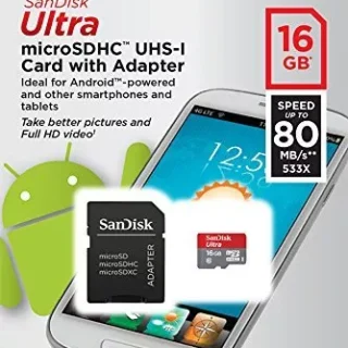 16GB MicroSD Memory Card – microSD / microSDHC / microSDXC Compatible