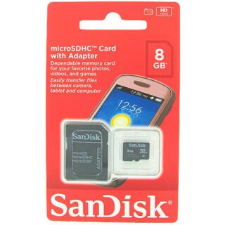 8GB MicroSD Memory Card | microSD / microSDHC / microSDXC Compatible