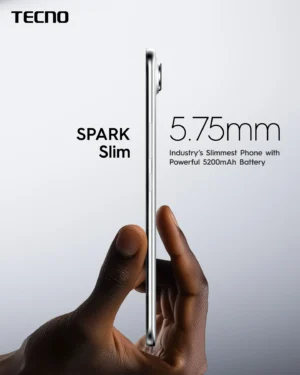 TECNO Spark Slim | Compact Smartphone with Smooth Performance| HKSHOPGH