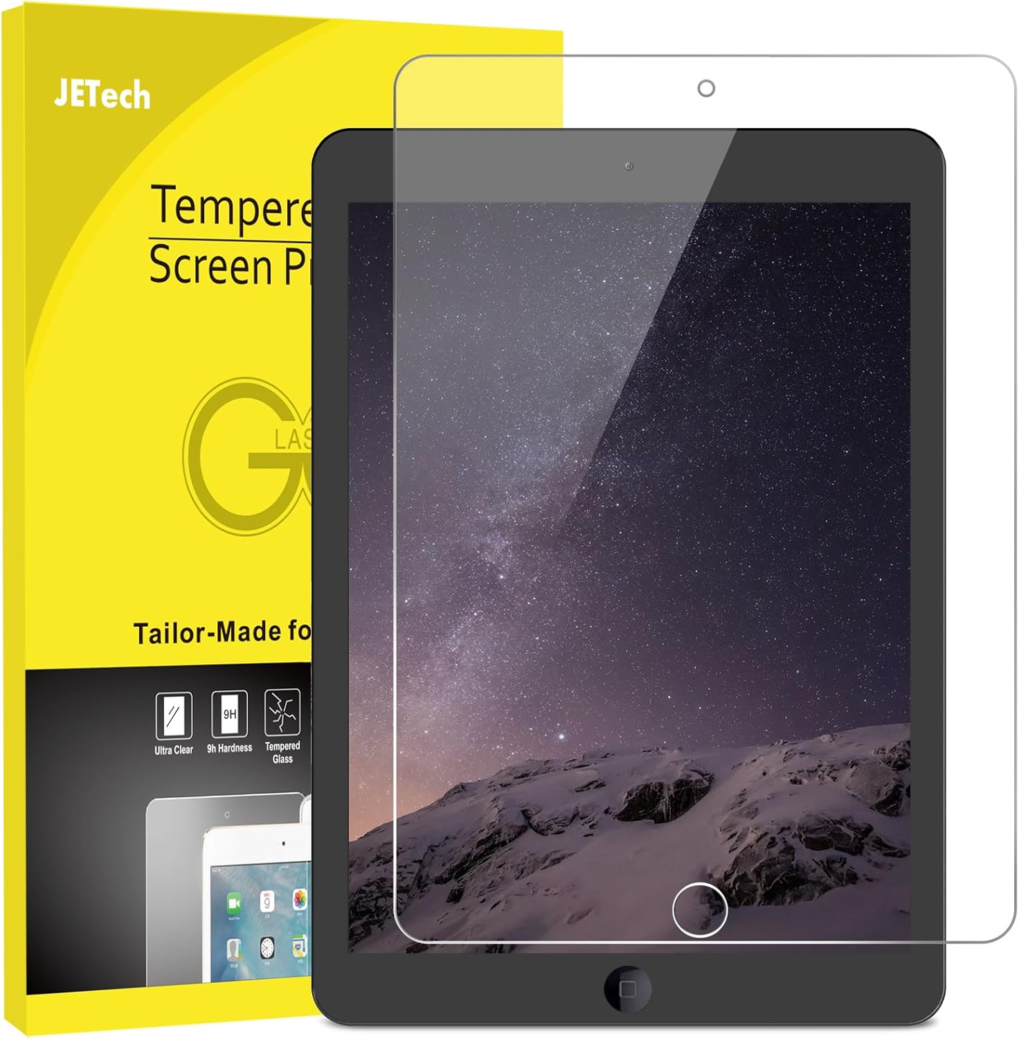 Screen Protector for iPad mini 1 2 3, Tempered Glass Film, 1-Pack