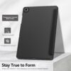 TAB Case for Samsung Galaxy Tab A11+ 2025/A9+ Plus 2023 - PU Leather Smart Cover - Black