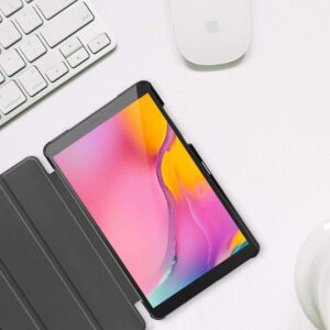 Black Case for Samsung Galaxy Tab A 8.0 (2019 Edition) – Slim Smart Stand Protective Cover