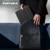 TAB A9+ -HKSHOP Case for Samsung Galaxy Tab A9 Plus 11 Inch 2023, Slim Lightweight Stand Hard Back Shell Protective Cover for Galaxy Tab A9+ Tablet...BLACK