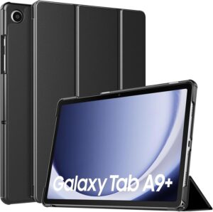 Case for Samsung Galaxy Tab A9 Plus 11 Inch 2023, Slim Lightweight Stand Hard Back Shell Protective Cover for Galaxy Tab A9+ Tablet...BLACK