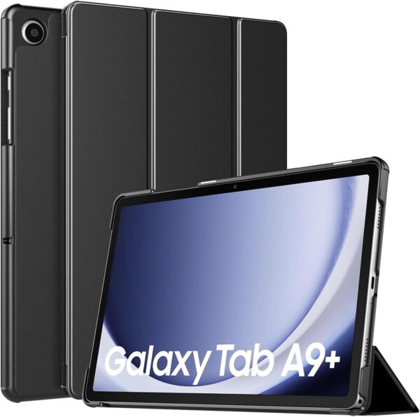 TAB A9 -HKSHOPGH Case for Samsung Galaxy Tab A9 Plus 11 Inch 2023, Slim Lightweight Stand Hard Back Shell Protective Cover for Galaxy Tab A9+ Tablet...BLACK