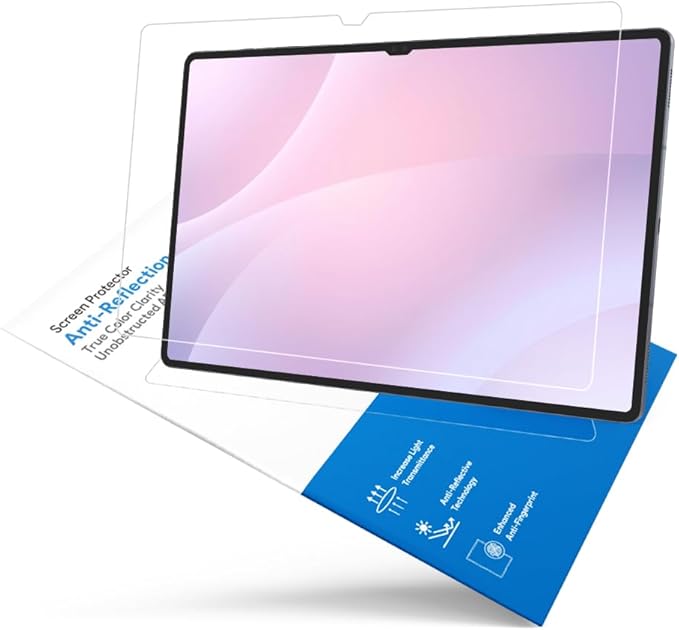 Samsung Galaxy Tab S10 Ultra / S9 Ultra / S8 Ultra 14.6' Screen Protector | Tempered Glass, Scratch-Resistant Screen Protector | Tempered Glass, Scratch-Resistant