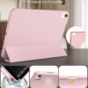 Case for iPad Air 11 inch M2/M3 (2024/2025), iPad Air 5th/4th Generation 10.9 Inch- Pink