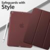 Case for iPad 10.2 iPad 9th Generation 2021/ iPad 8th Generation 2020/ iPad 7th Generation 2019, Slim Stand Hard Back Shell Smart Cover Case for iPad...(DARK BROWN)