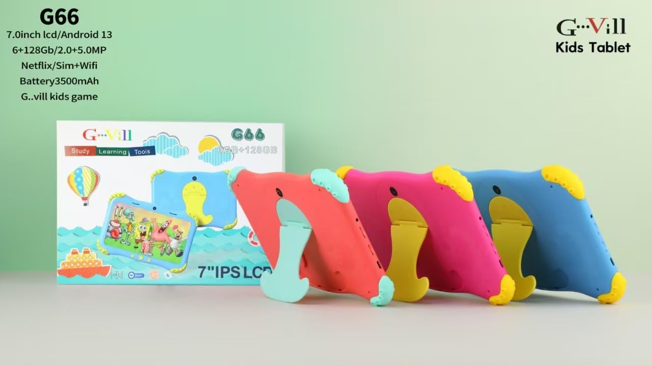 G66 Kids Tablet – 7 Inches | Child-Friendly Tablet with Parental Control - HKSHOPGH