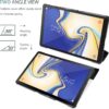 Slim Case for Galaxy Tab A 10.5 2018 T590 T595 T597, Light Stand Hard Shell Cover Protective Case for Galaxy Tab A 10.5-Inch Tablet...(BLACK)