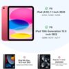 iPad (A16) 11th Generation Case 11 Inch 2025, iPad 10th Generation Case 10.9 Inch 2022 with Pencil Holder, Slim Light Trifold Protective Cover with Pen Slot