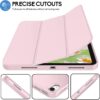 iPad (A16) 11th Generation Case 11 Inch 2025, iPad 10th Generation Case 10.9 Inch 2022 with Pencil Holder, Slim Light Trifold Protective Cover with Pen Slot
