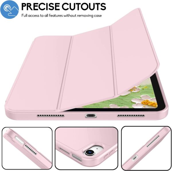 iPad (A16) 11th Generation Case 11 Inch 2025, iPad 10th Generation Case 10.9 Inch 2022 with Pencil Holder, Slim Light Trifold Protective Cover with Pen Slot