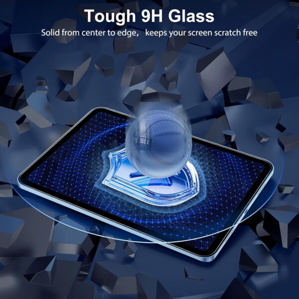 Screen Protector for iPad A16 2025 11th (11 Inch) /10th Generation 2022 (10.9 Inch), Tempered Glass for iPad 11/10 Gen, Case Friendly, Anti-Scratch, Touch Sensitive