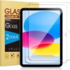 Screen Protector for iPad A16 2025 11th (11 Inch) /10th Generation 2022 (10.9 Inch), Tempered Glass for iPad 11/10 Gen, Case Friendly, Anti-Scratch, Touch Sensitive