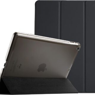 Apple iPad 7 Case – Slim Black Cover with Stand and Full Protection