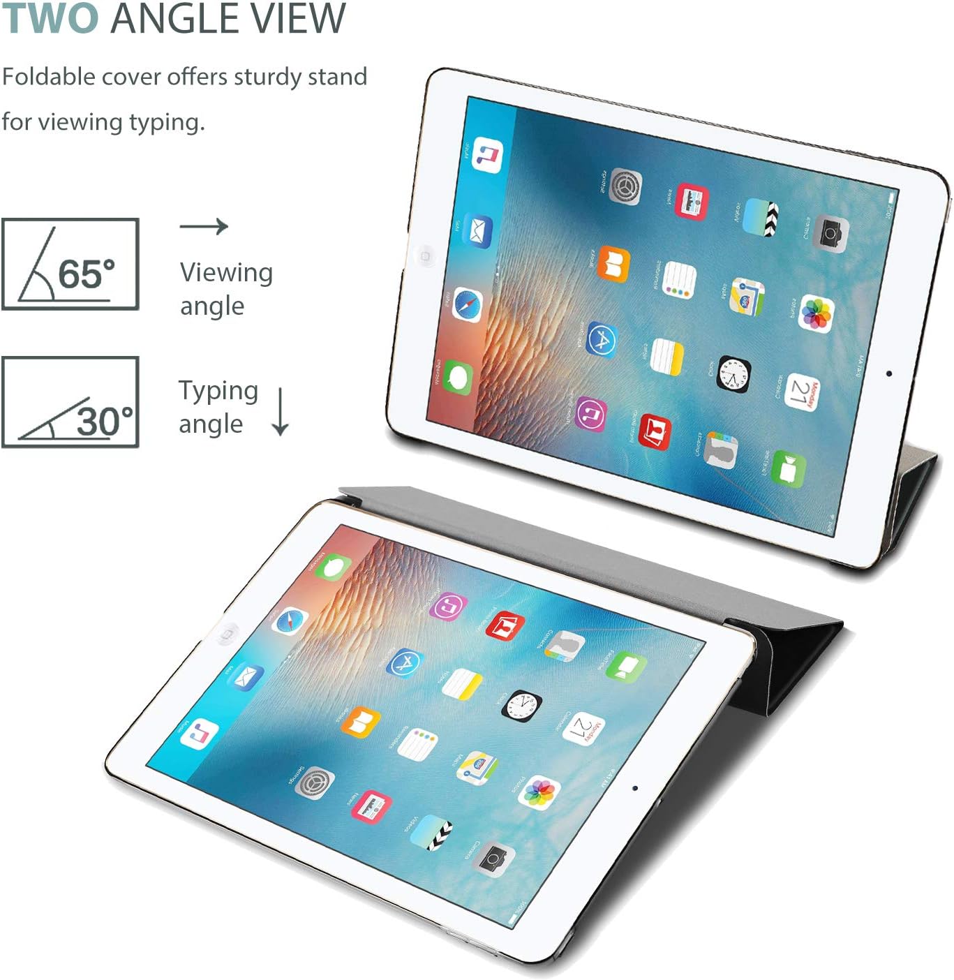 Apple iPad 4 Case – Slim Protective Cover with Stand, Durable and Lightweight