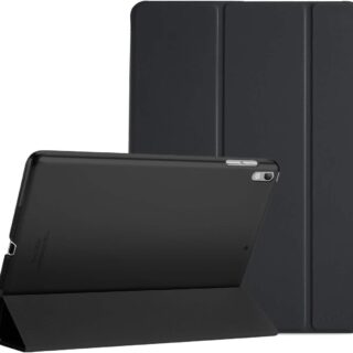 ProCase Smart Case for 10.5” iPad Air 3rd Generation 2019 / iPad Pro 2017, Slim Stand Cover with Translucent Frosted Back for iPad Air 3 -Black