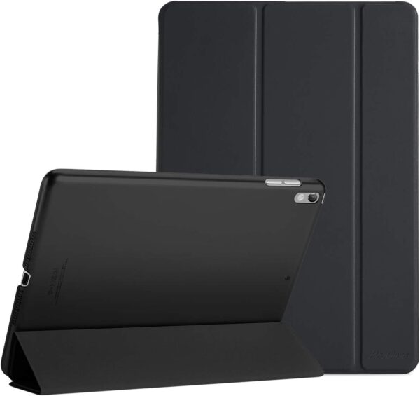 ipad air 3 and Pro 2017 ProCase Smart Case for 10.5” iPad Air 3rd Generation 2019 / iPad Pro 2017, Slim Stand Cover with Translucent Frosted Back for iPad Air 3 -Black