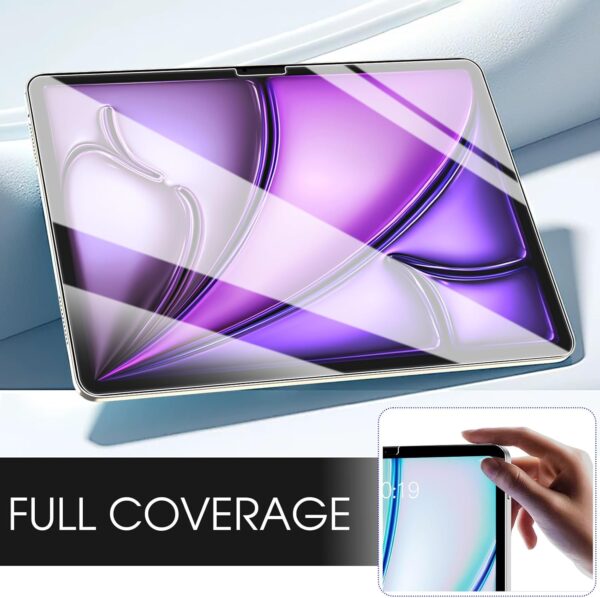 Screen Protector For iPad Air 11 inch M2 2024 M3 2025 6th  Generation, Tempered Glass Film Guard, 9H Anti-Scratch, Bubble Free, HD...