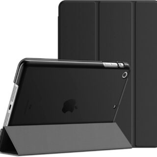 Case for iPad Mini 1 2 3 (NOT for iPad Mini 4), Smart Cover with Auto Sleep/Wake (Black)